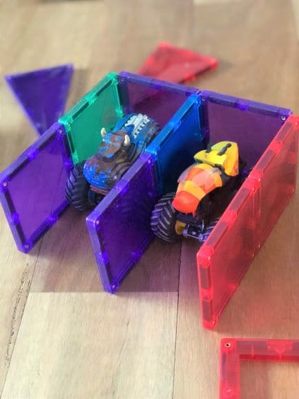 6 Ways to Extend Your Magnetic Tile Play Using Loose Parts