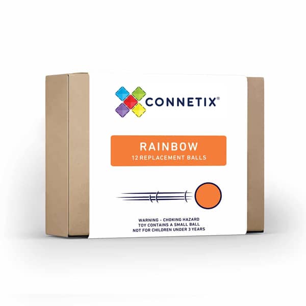 Rainbow Ball Pack 12 pc by Connetix