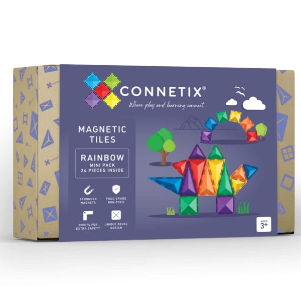 Rainbow Mini Pack 24 pc by Connetix