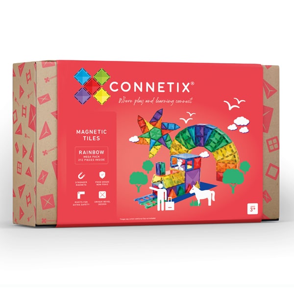 Rainbow Mega Pack 212 pc by Connetix
