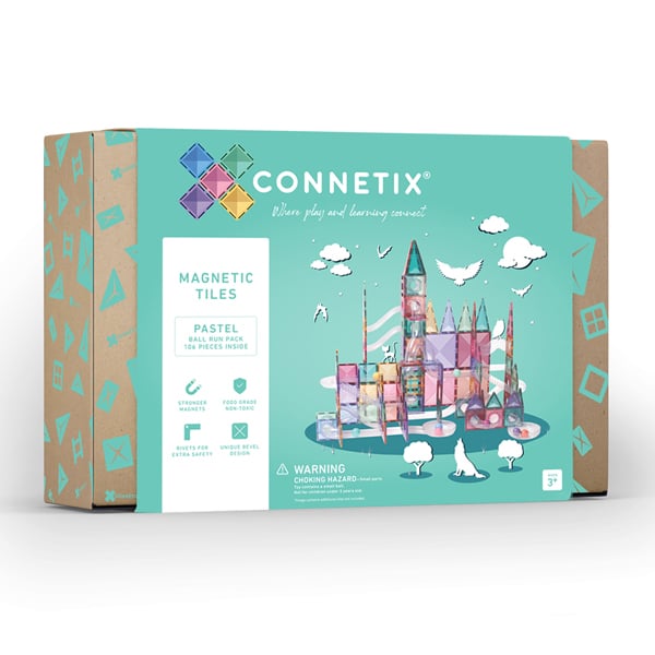 Pastel Ball Run Pack 106 pc by Connetix