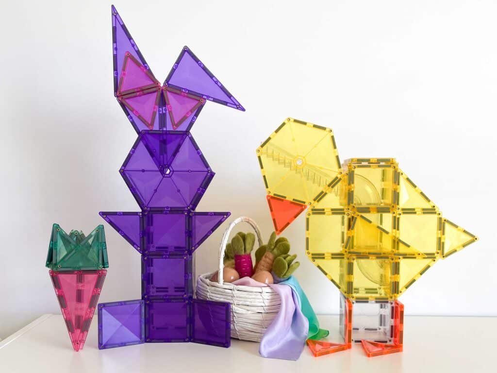 5 Easter Play Ideas with CONNETIX Tiles