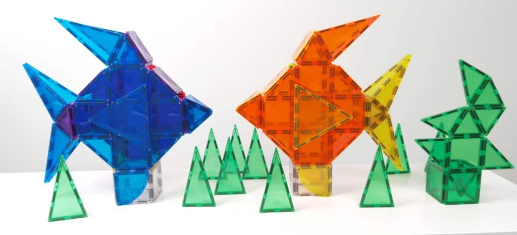 How to build an Angelfish with CONNETIX magnetic tiles