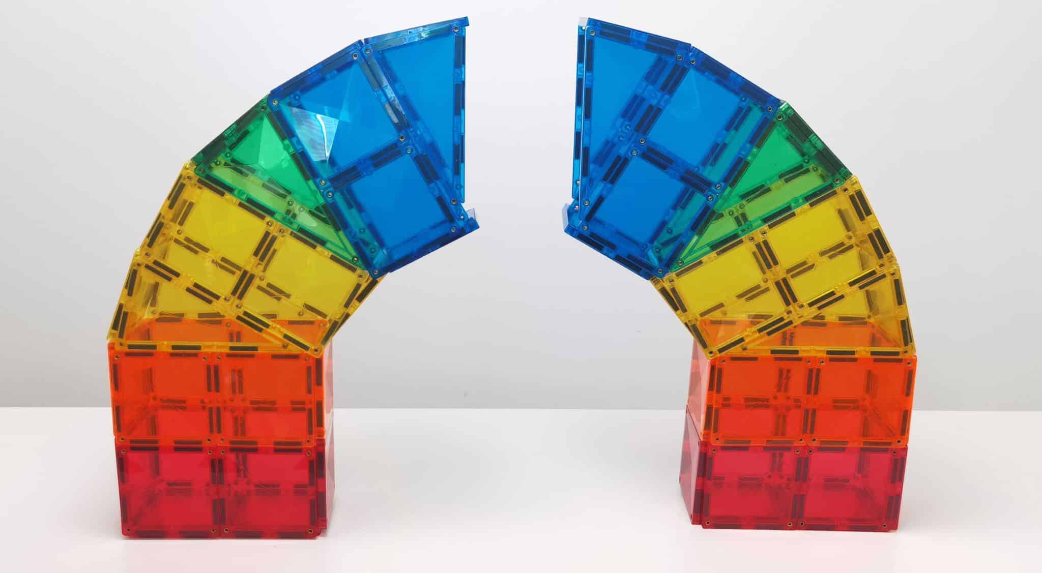 how to build the Connetix Rainbow