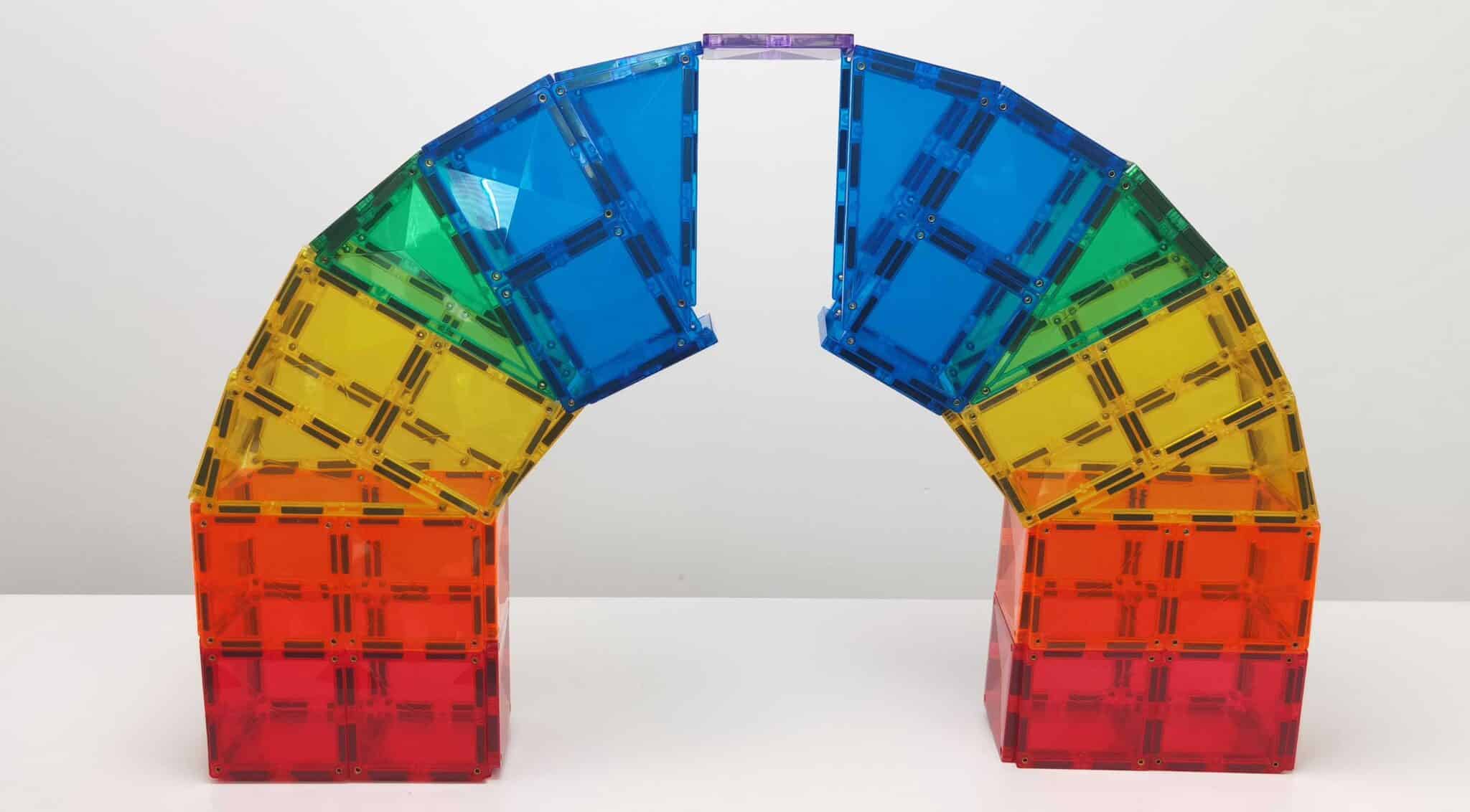 how to build the Connetix Rainbow