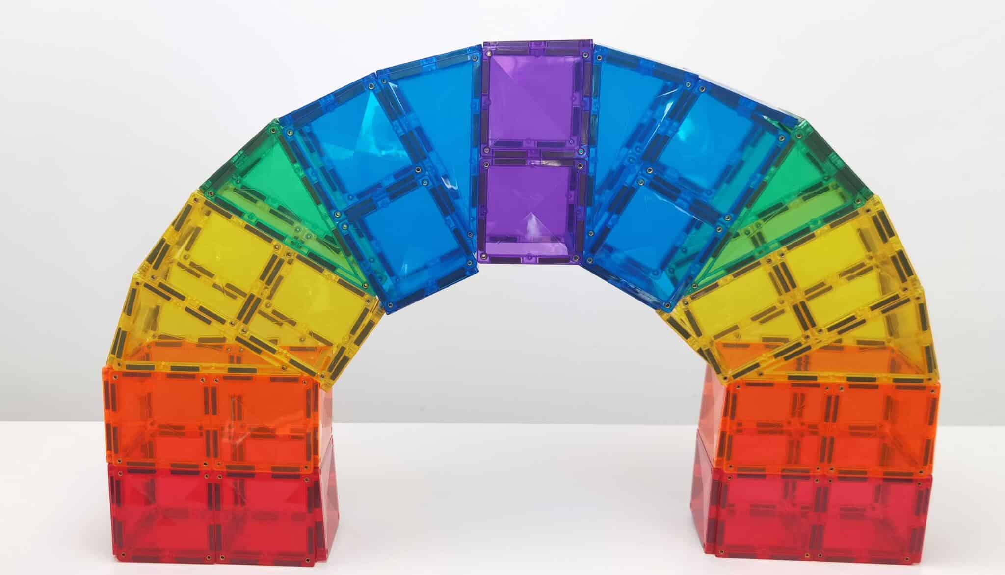 how to build the Connetix Rainbow