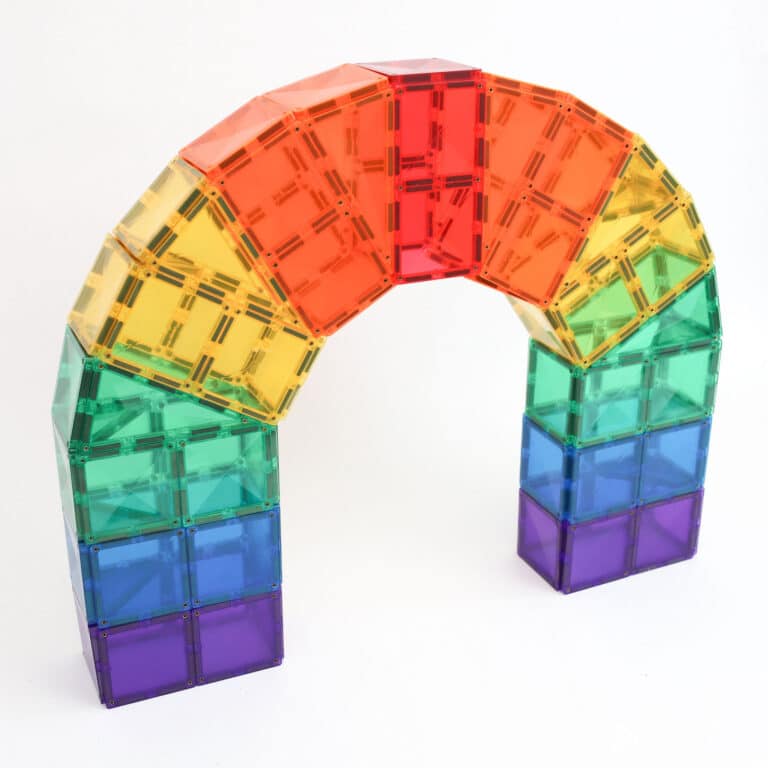 how to build the Connetix Rainbow