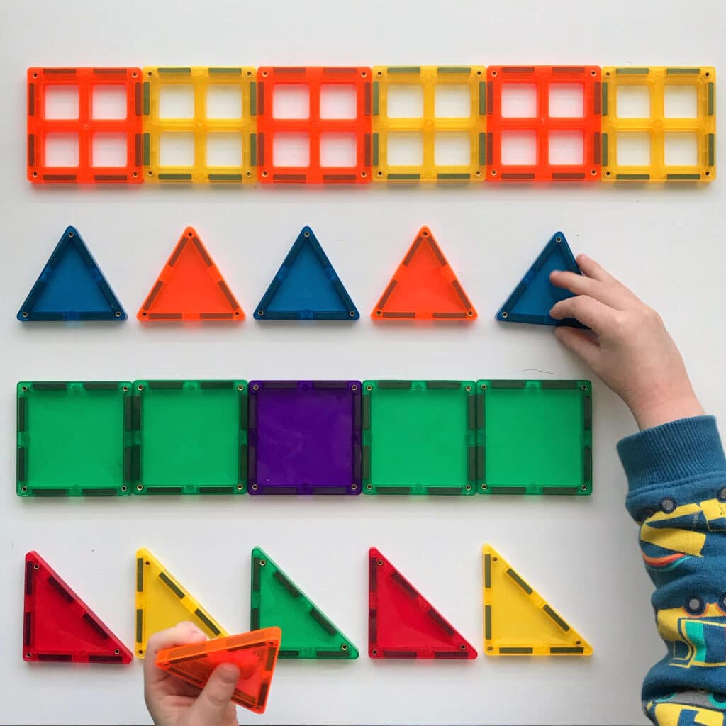 5 Fun Maths Activities for preschoolers using CONNETIX
