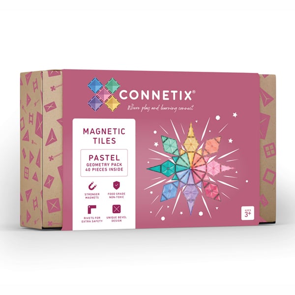 Pastel Geometry Pack 40 pc by Connetix