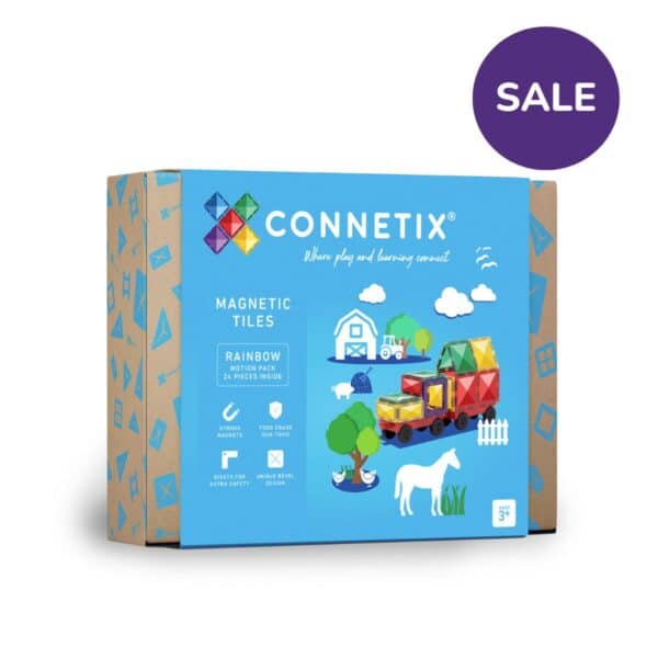 Rainbow Motion Pack 24 pc by Connetix