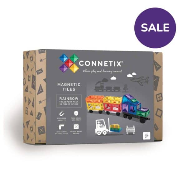 Rainbow Transport Pack 50 pc by Connetix