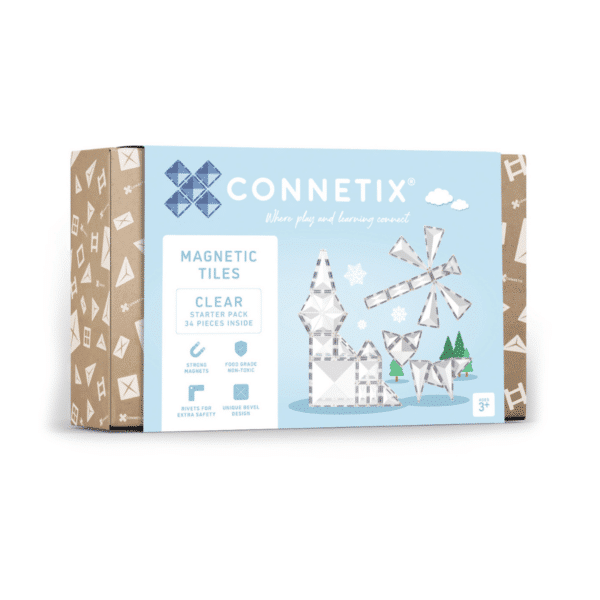 Clear Starter Pack 34 pc by Connetix